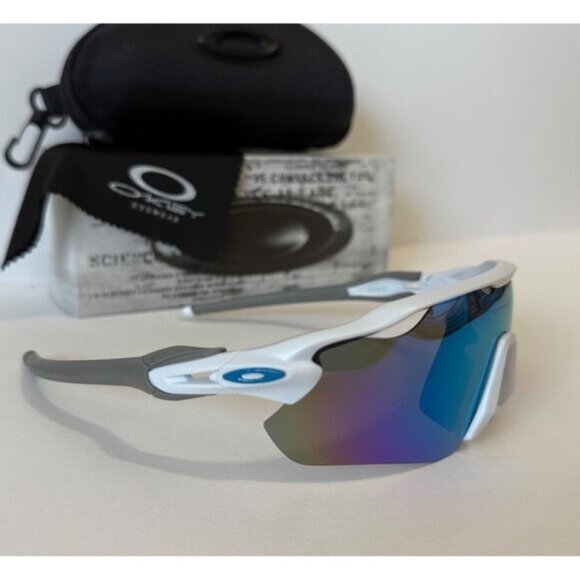 Oakley Radar EV PRIZM Polarized Blue OO9208 White-Gray Frame - Picture 6 of 11